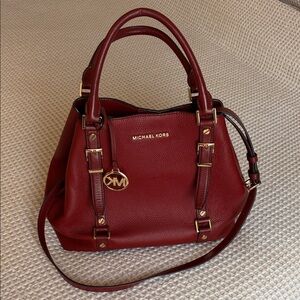 Michael Kors Burgundy Shoulder Bag